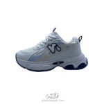 کفش دخترانه نیو بالانس- سفید سرمه‌ای kdz-104