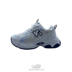 کفش دخترانه نیو بالانس- سفید سرمه‌ای kdz-104