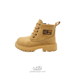 - بوت بچه‌گانه فشن مدل قهوه‌ای روشنgashangeh-kbdp-1046
