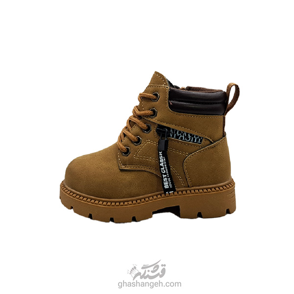 -بوت بچهگانه Hione قهوهای کمرنگgashangeh-kbdp-1036 -بوت بچهگانه Hione قهوهای کمرنگgashangeh-kbdp-1036